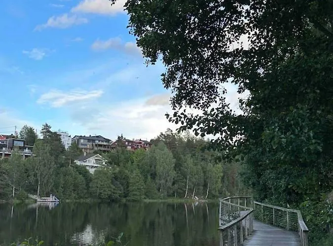 Modern 3Br Apartment Near Oslo Center Free Parking Lejlighed